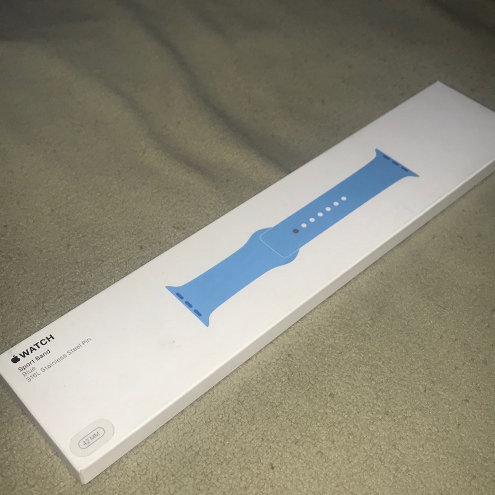 Blue Apple Watch band